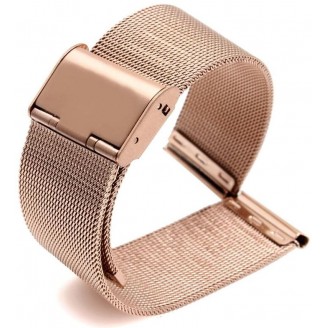 Stainless Steel Mesh Band Rosegold